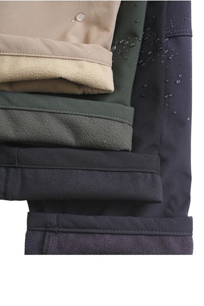 Nikbin Παντελόνι εξωτερικού χώρου Softshell με Fleece Εσωτερικό Αδιάβροχο Χειμώνα - γκρι