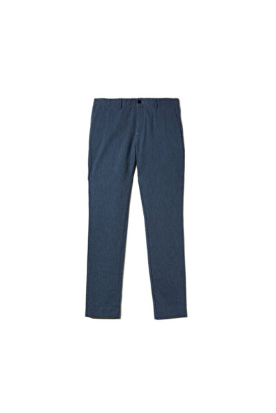 Gant Erkek Mavi Hallden Slim Fit Pantolon