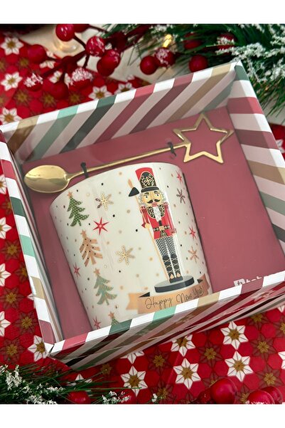 Tohana Happy New Year, New Year's Themed Special Boxed Mug & Spoon Gift