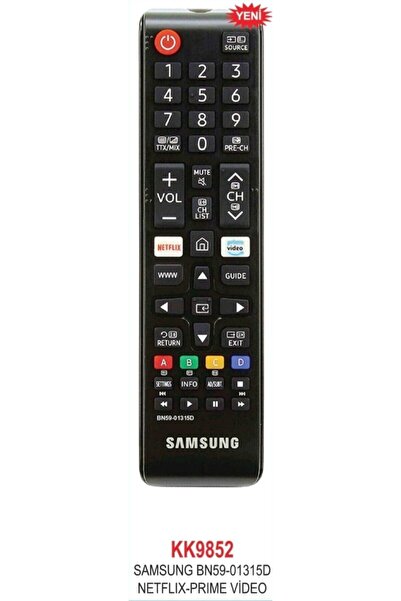 Genel Markalar Samsung Smart Tv Kumandası Netflix Prime Video Tuşlu Bn59-0131...