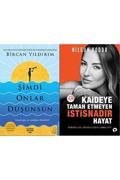 Destek Yayınları Şimdi Onlar Düşünsün + Kaideye Tamah Etmeyen İstisnadır Haya...