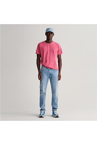 Gant Erkek Mavi Extra Slim Fit Jean Pantolon