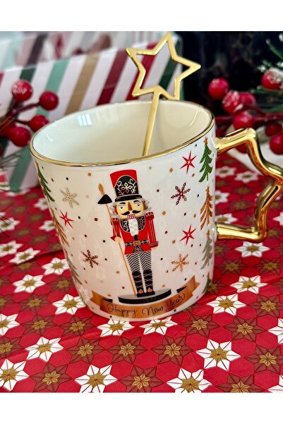 Tohana Happy New Year, New Year's Themed Special Boxed Mug & Spoon Gift