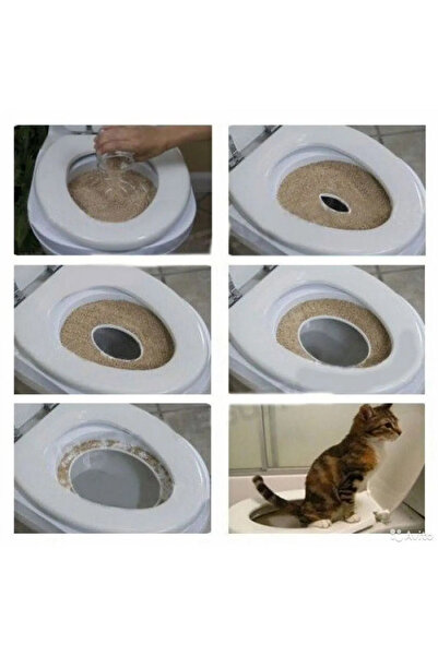 Bundeba Tuvalet Alıştırma Kedi Eğitimi Kedi Tuvalet Seti