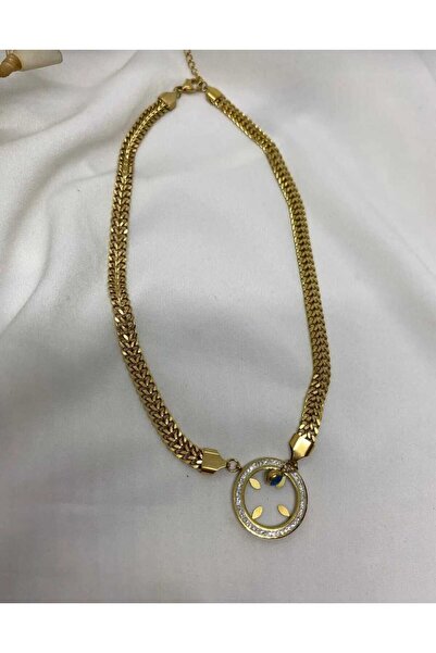 Ayenci Çeyreklik Gold Renk Yılan Kalın Zincirli KKolye 1 Yıl Garantili Kararm...