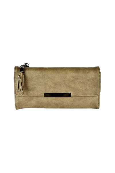 CüzCan Ultra Luxury Suede Leather Polite - Γυναικείο Πορτοφόλι