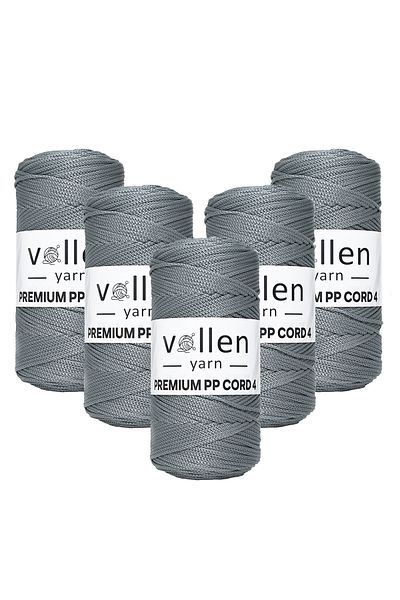 vollen yarn 1000 gr Πολυεστερικό νήμα μακραμέ, 2mm Σετ 5, Σχοινί μακραμέ, Σχοινί Supla, Σχοινί τσάντας, 1150 μέτρα