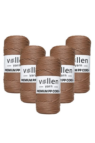 vollen yarn 1000 gr Πολυεστερικό νήμα μακραμέ, 2mm Σετ 5, Σχοινί μακραμέ, Σχοινί Supla, Σχοινί τσάντας, 1150 μέτρα