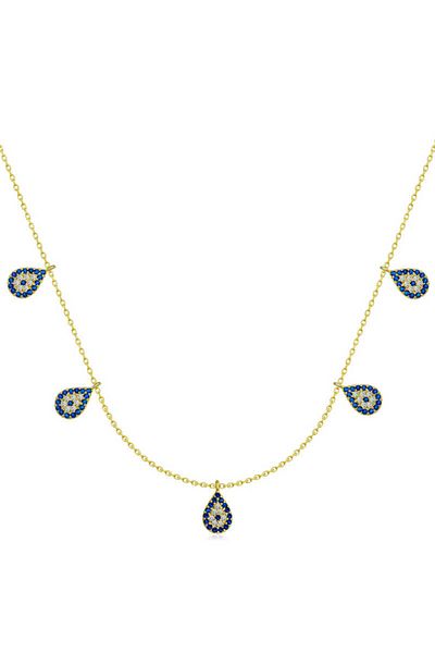 Skygo Silver Gold Evil Eye Luck Women's Necklace
