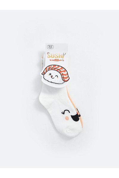 LC Waikiki LCW Kids Patterned Girl's Socket Socks 3-Pack