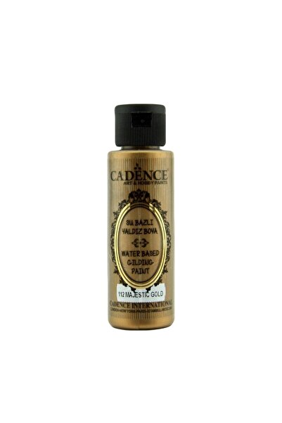 Cadence Su Bazlı Yaldız Metalik Boya 70ml 112 Majestik Altın