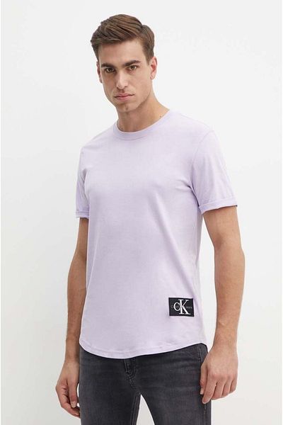 Calvin Klein Ck Monogram Lila Men's T-Shirt