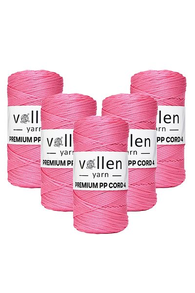 vollen yarn 1000 gr Πολυεστερικό νήμα μακραμέ, 2mm Σετ 5, Σχοινί μακραμέ, Σχοινί Supla, Σχοινί τσάντας, 1150 μέτρα