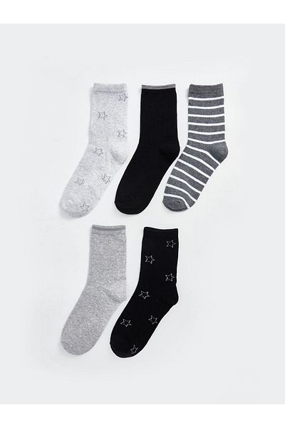 LC Waikiki LCW DREAM Patterned Women's Socks 5 Pack