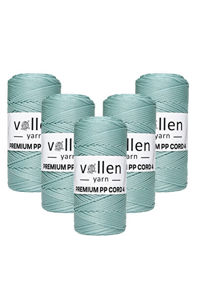 vollen yarn 1000 جرام خيط مكرامية بوليستر، مجموعة 2 مم مكونة من 5 قطع، خيط مك...