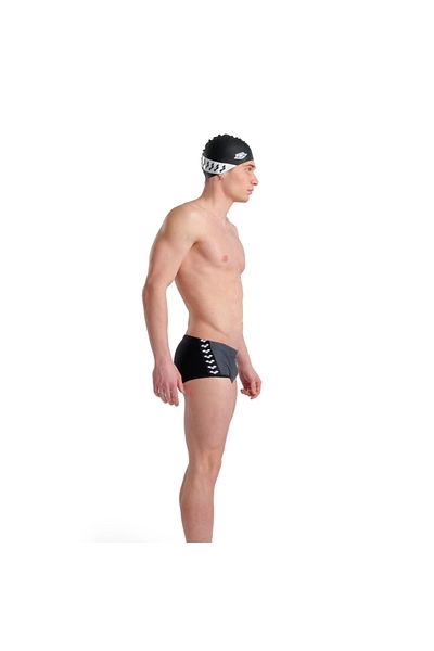 ARENA Силиконова шапка Bone Icon Black Swimmer - Team Stripe 001463111 YZM