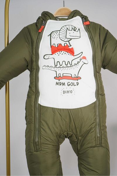 MİNİKO KİDS Men's Cotton with Double Zipper with Boots Astronaut