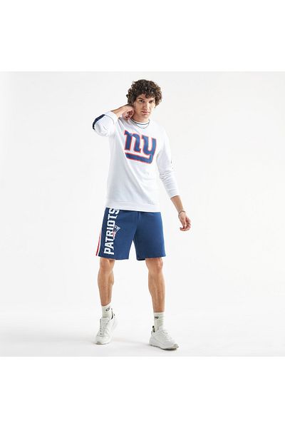 FAV New England Patriots Print Shorts with Elasticated Waistband and Pockets