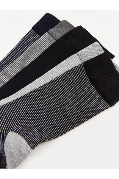 LC Waikiki LCW ACCESSORIES Ανδρικές ριγέ κάλτσες 5 τεμαχίων (W4)