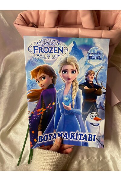 Frozen elsa boyama kitabı ve sticker seti