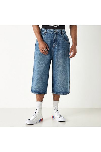 Starter Ecko Unltd Solid Shorts with Button Closure and Pockets