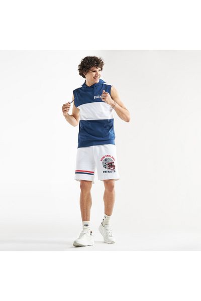 FAV New England Patriots Print Shorts with Drawstring Closure and Pockets