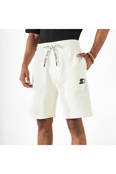 Starter Printed Shorts with Drawstring Closure and Pockets