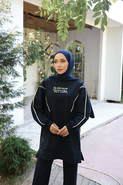 Ryzi Moda Hijab Tracksuit Set - Women's Double Set