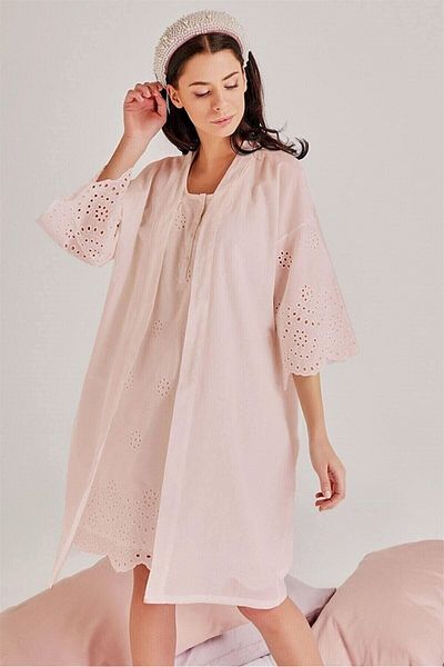 Magic Form 46108 Pregnant Maternity Single Peignoir-powder