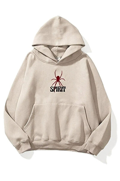 bellanova Μπεζ Γυναικείο Φούτερ με κουκούλα - Ρούχα