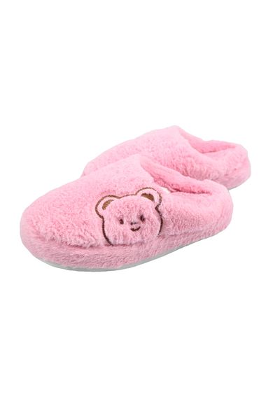 Sia Çanta Sia Comfortline Eva Based - Sliding Carpet Slippers and Fur Cute Sober Patterned Non-Cold Feet