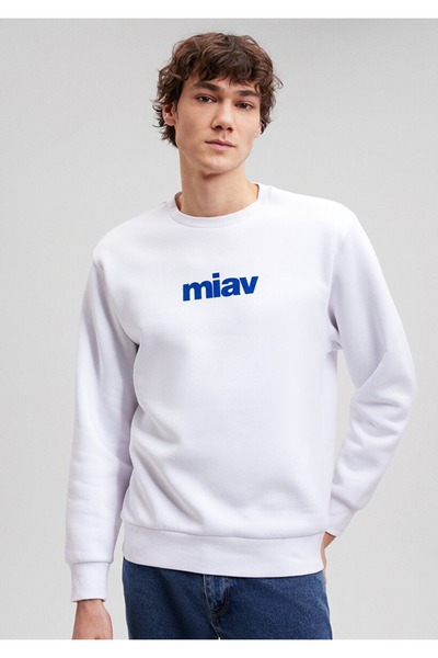 Mavi Erkek Sweat M0610925-620 Beyaz