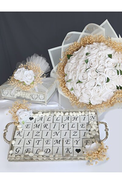 emay eminönü baskı merkezi Kız İsteme Çikolatası 88'li ve 41 adet kadiye gül ...