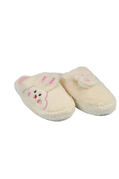 Sia Çanta Sia Comfortline Sliding Carpet Slippers - Furry Cute Rabbit and Frog Furry Grape