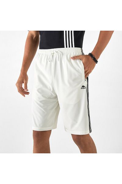 Kappa Striped Shorts with Drawstring Closure and Pockets