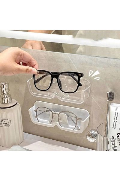 keyfisepet en keyifli sepet Transparent Color Self-aDhesive Glasses StanD anD Organizer Box