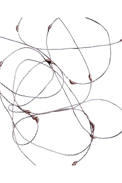 BukiroAtelier 200-265 g Πολύχρωμα Πλεκτά Κλωστές με Κέντημα
