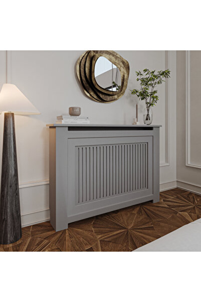 SCB Mobilya Çizgili Petek Kaplama 85 cm Petek Kaplama Dresuar Ev-Ofis