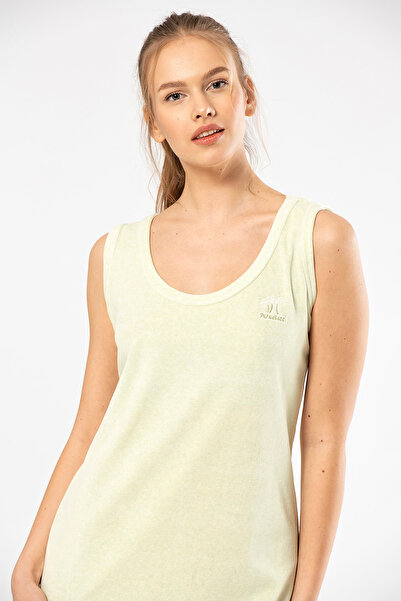 TÜREN 620 Women's Thick Strap Nightgown-Green