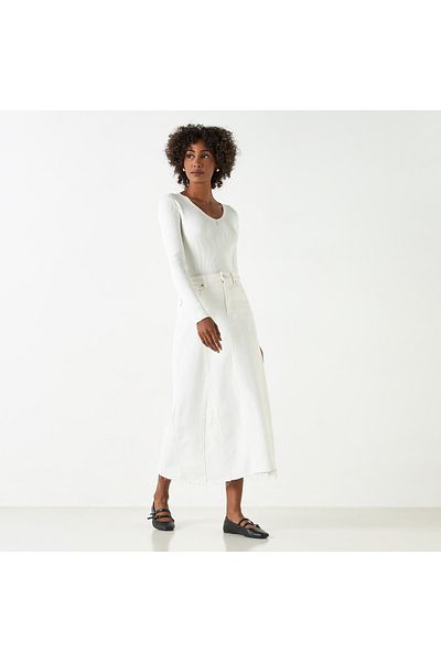 2Xtremz Ribbed V-Neck Sweater with Long Sleeves