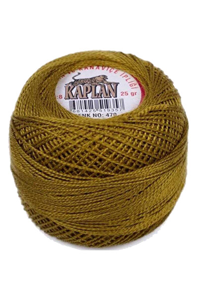 Marsilyan خيط النمر إيتمين والغرزة المتقاطعة رقم 8 كود/لون: 470 - Royaleks