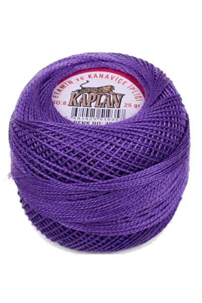 Marsilyan خيط النمر إيتمين والغرزة المتقاطعة رقم 8 كود/لون: 495 - Royaleks