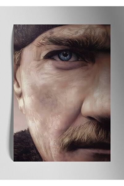 DekorHane Atatürk - Metal Poster Tablo
