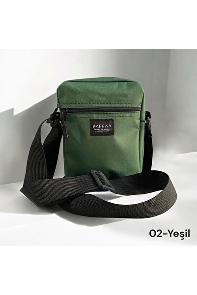 KAFFAA Τσάντα χειρός και ώμου Unisex με λουράκι και τσέπες με φερμουάρ - Ανδρ...