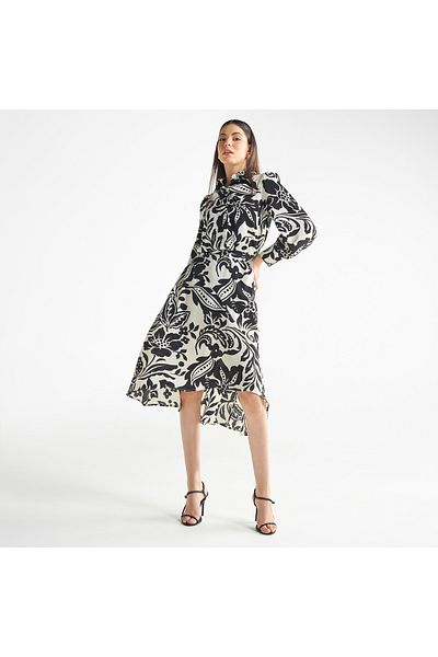 FAV All-Over Print Skirt with Semi-Elasticated Waistband