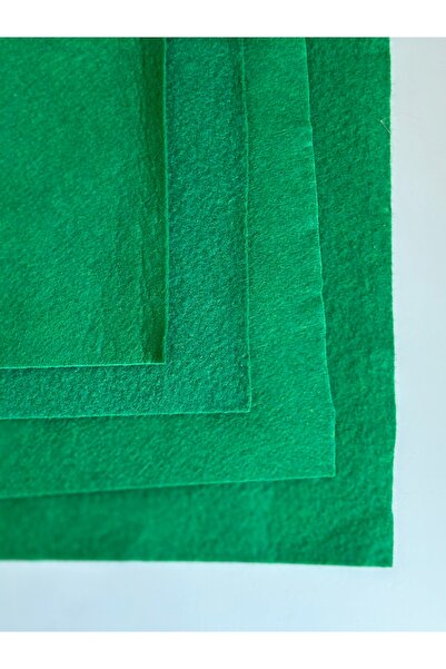 EUROLUXE Koyu Yeşil Metrelik Ince Keçe Kumaş Keçe 1 Mm Aktivite Keçesi Renkli Keçe 1 Metre 100 Cm X 100 Cm