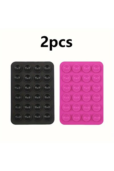 Genel Markalar Silikon Vantuzlu Telefon Tutacağı  24 Vantuzlu Uyumlu  2 Paket...