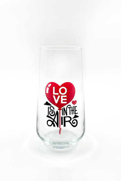 Paşabahçe 420015 6'lı Love is in the air Meşrubat Bardağı 470 Cc