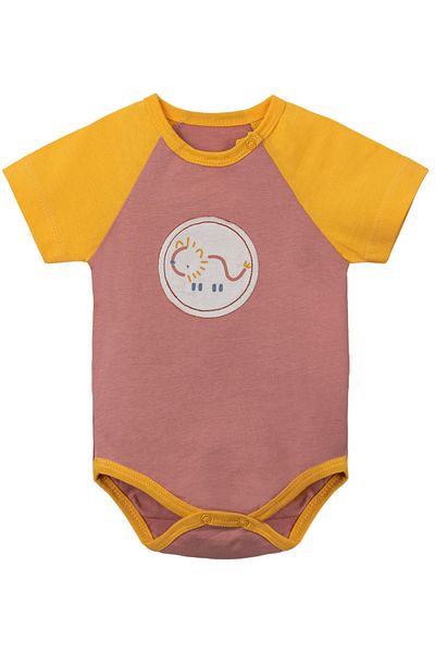 CreativeBebe Baby Boy Romper Set of 3 - Animal Figures, Bottom Snap Closure, Short Sleeve