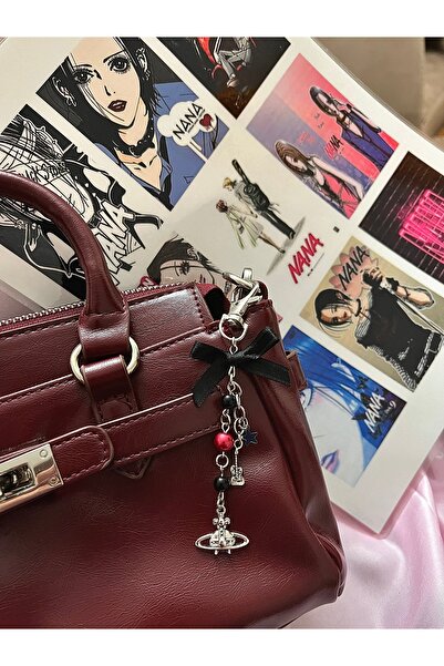 bohemian takı tasarim Anime Nana Fiyonklu BlackStones Çanta Aksesuarı